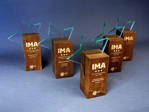 award gout glas ster