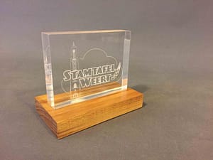 award hout en glaslook