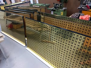 messing plafond lasersnijden